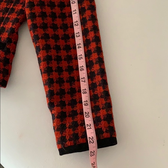 Kasper tweed red black houndstooth jacket blazer - Picture 5 of 7